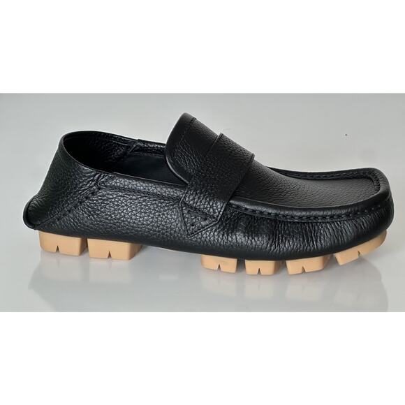 Bottega Veneta Men’s Leather Shore Loafer Shoes Black 9 US (42) 786809 NIB $990 main image 13